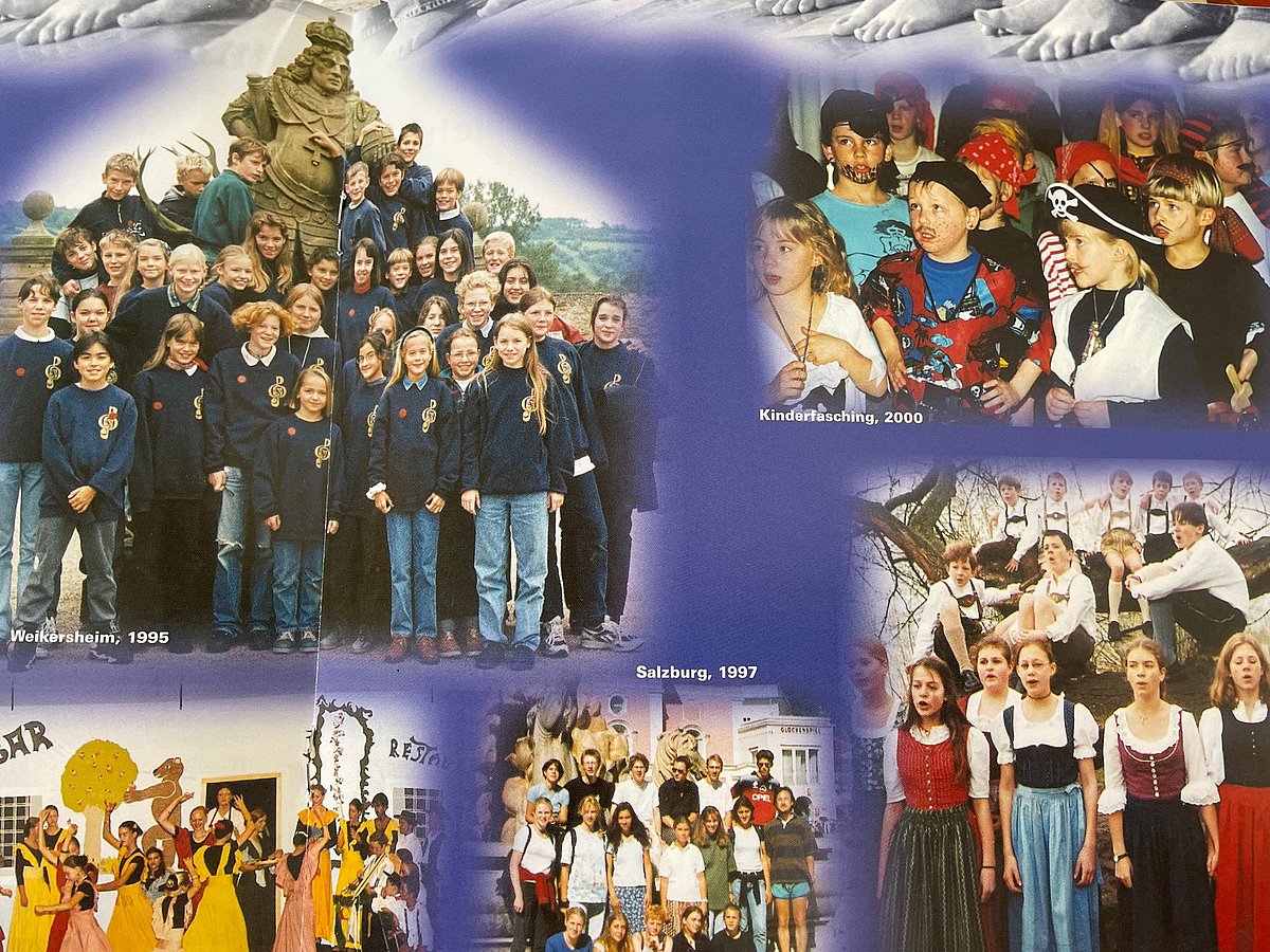 Collage aus Auftritten der Musikschule