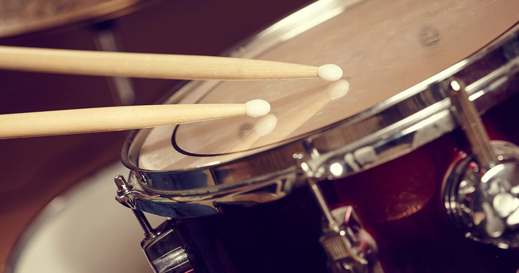 Schlagzeug Nahaufnahme