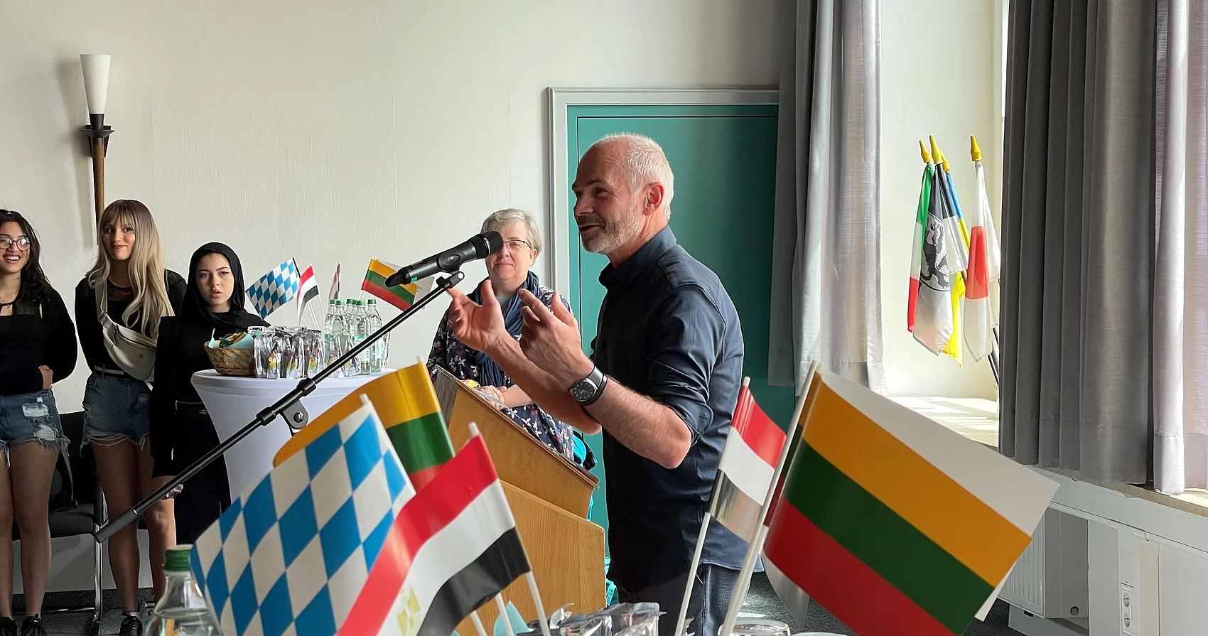 Ansprache des Bürgermeisters im Sitzungssaal