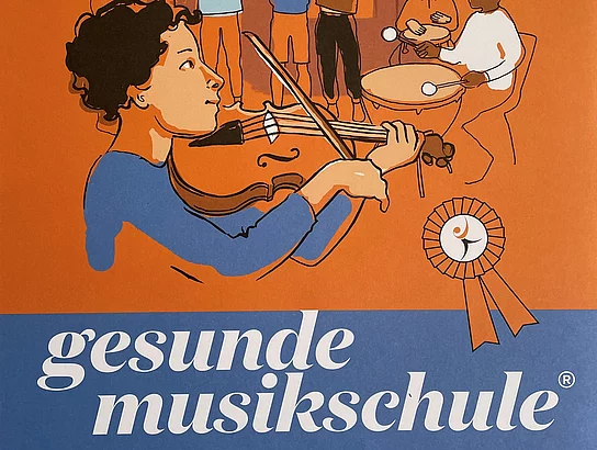 Plakat "gesunde musikschule"