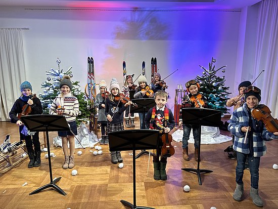 Geigengruppe der Musikschule Wolfratshausen
